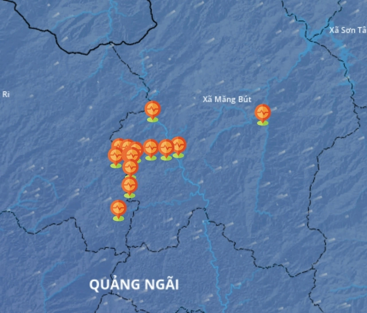 4.9 magnitude earthquake strikes Quang Ngai, shaking several localities
